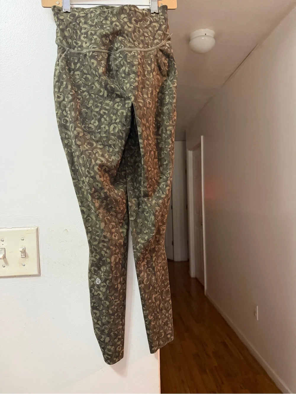 lululemon athletica Olive Green Camo-Print High-Rise Leggings